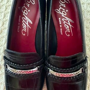 Brighton black  leather shoes size 7 M